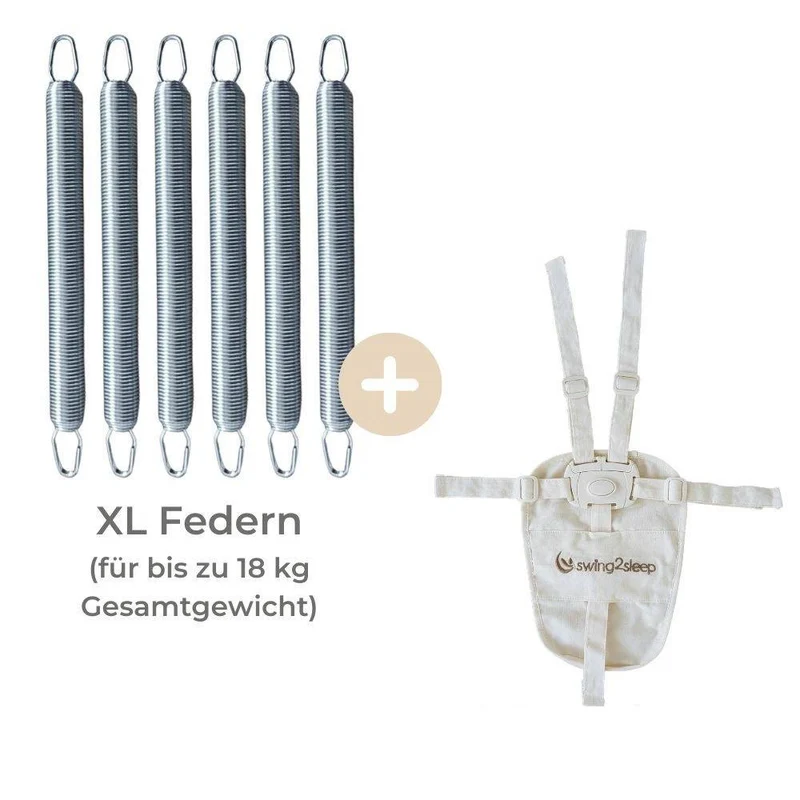 Erweiterungsset (XL Federn + Anschnallsystem)