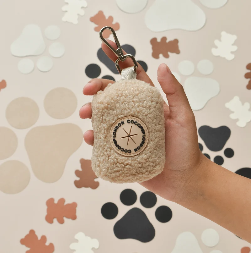 Kotbeutelspender | Teddy Beige Rupert
