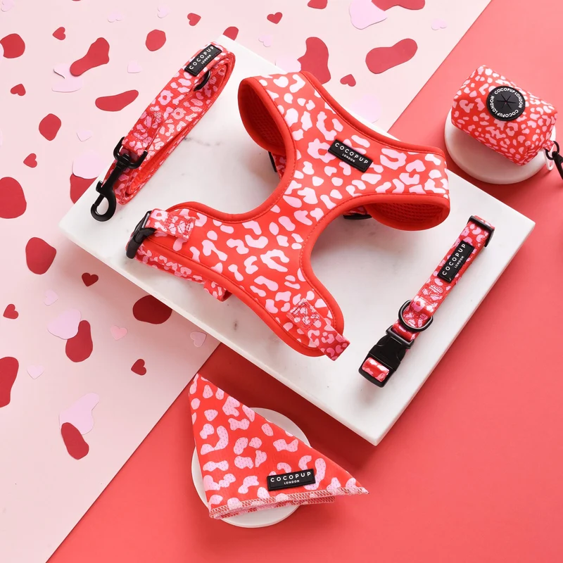 Kotbeutelspender | Red&Pink Leopard