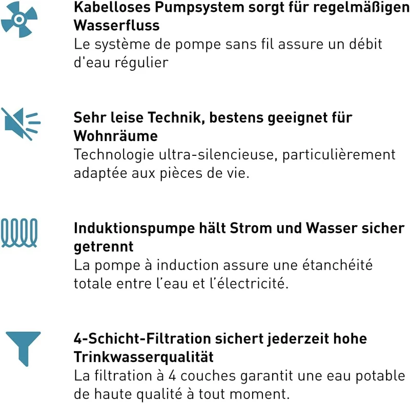 PetTec Wasser-Trinkbrunnen für Katzen - B-Ware