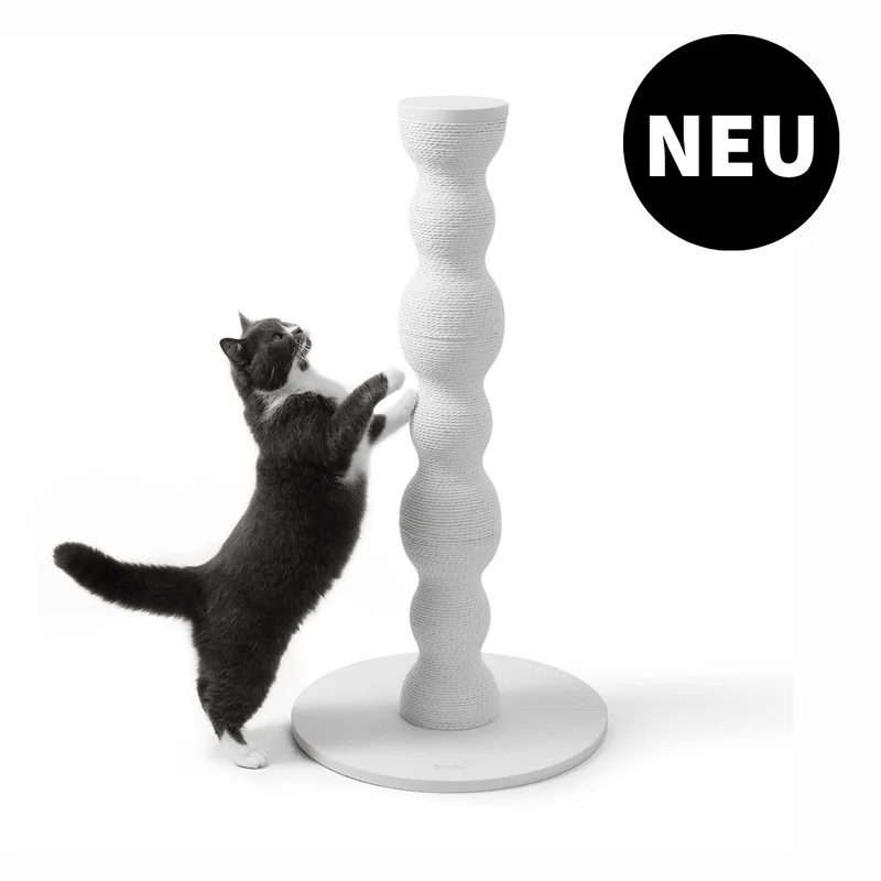 KRATZSÄULE - Curvy (weiss)