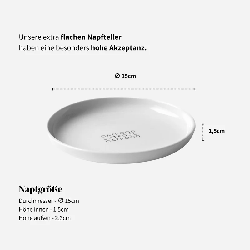 NAPFTELLER - flache Keramikschale