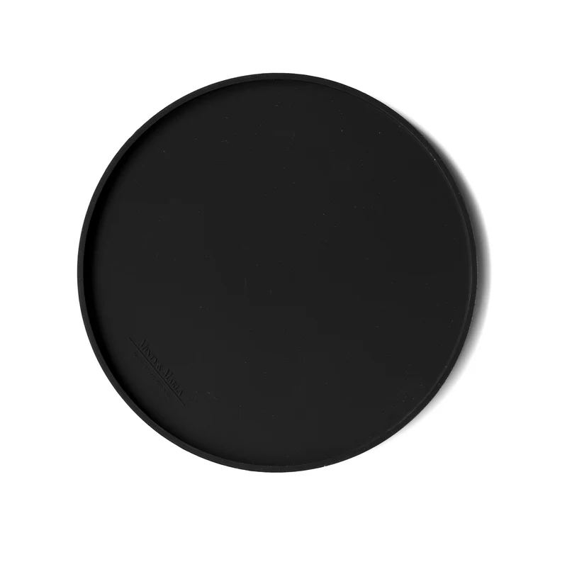 RUNDE NAPFUNTERLAGE "schwarz"