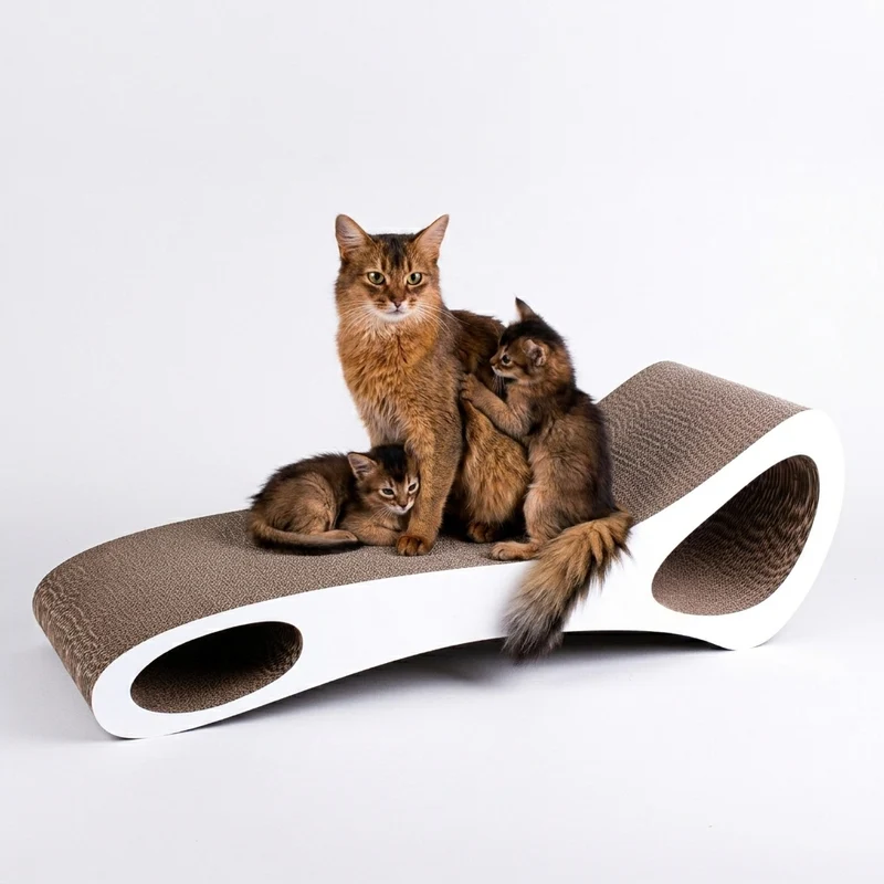 Mika XL - Großes Kratzbrett für Katzen
