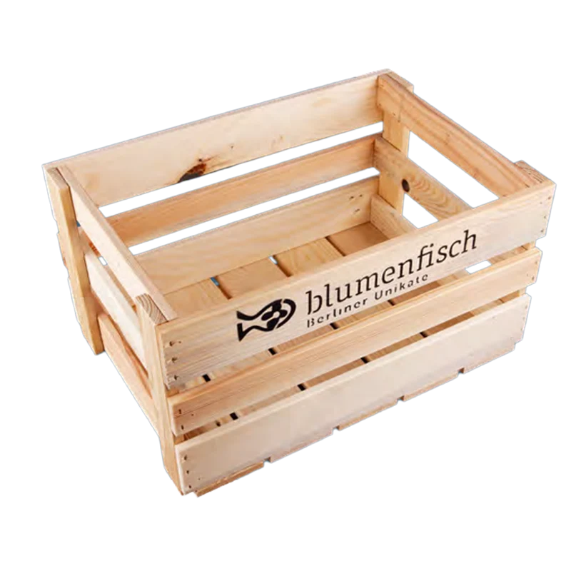 Weinkiste Jacques – Kiste aus Palettenholz für Wein & Flaschen | Klein & Groß