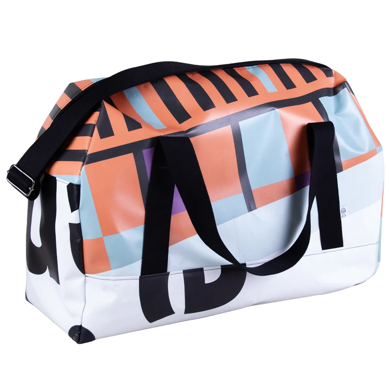 Weekender Tasche – Große Reisetasche aus recycelten Werbebannern | 50x36x22cm