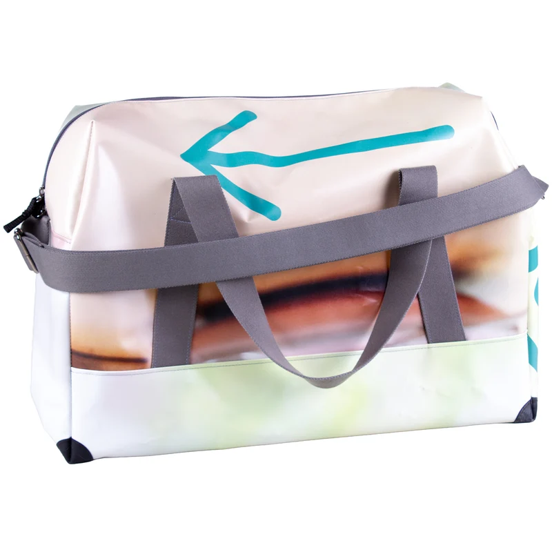 Weekender Tasche – Große Reisetasche aus recycelten Werbebannern | 50x36x22cm