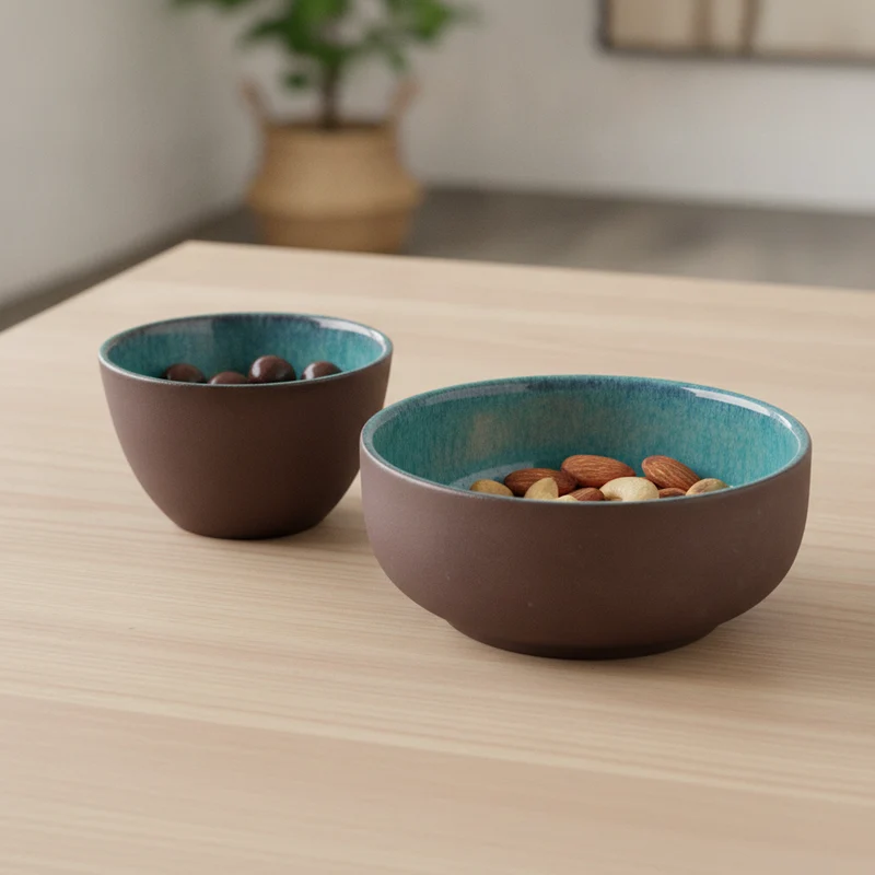 Tapas Schale – Steinzeug Schale mit Deckel | 8,5cm & 12cm | 2 Farben