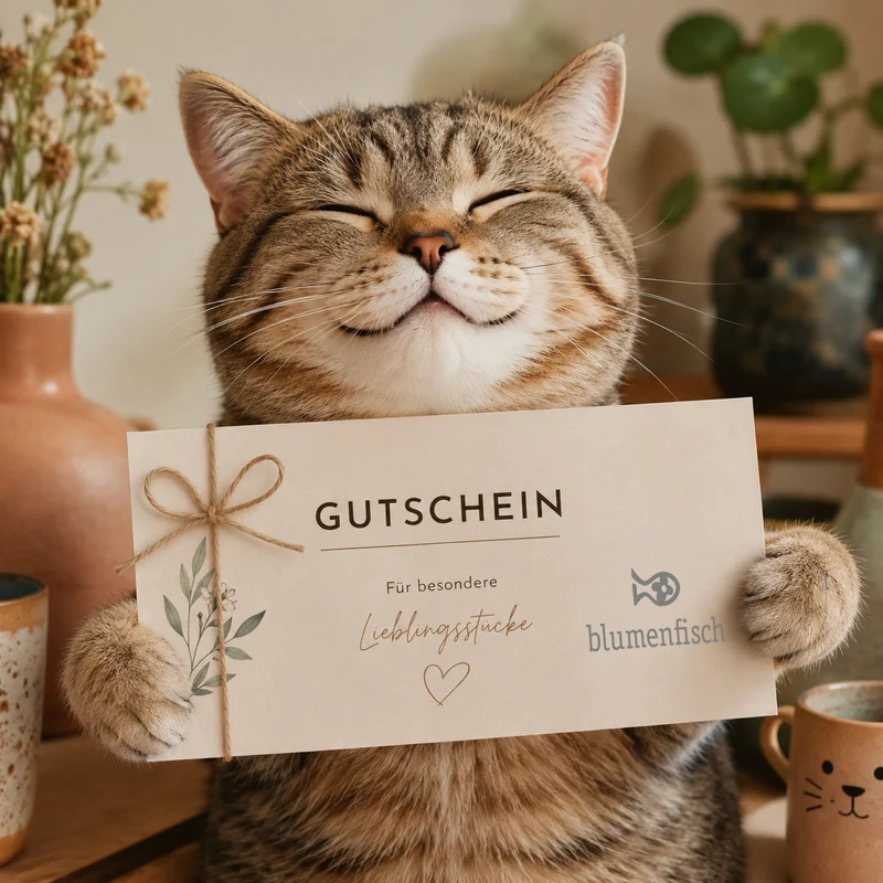 Gutschein und Geschenkidee: Beliebte Unikate aus Berlin | Keramik & Wohnideen von Blumenfisch