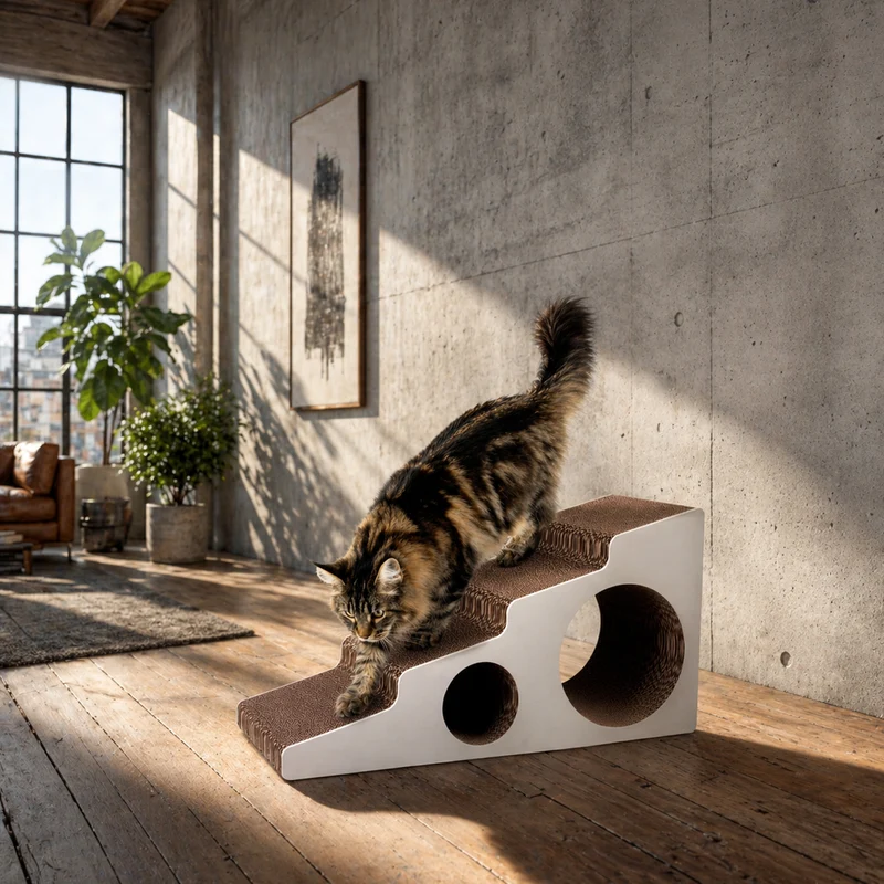 Katzentreppe ROBERT für ältere Katzen von Blumenfisch