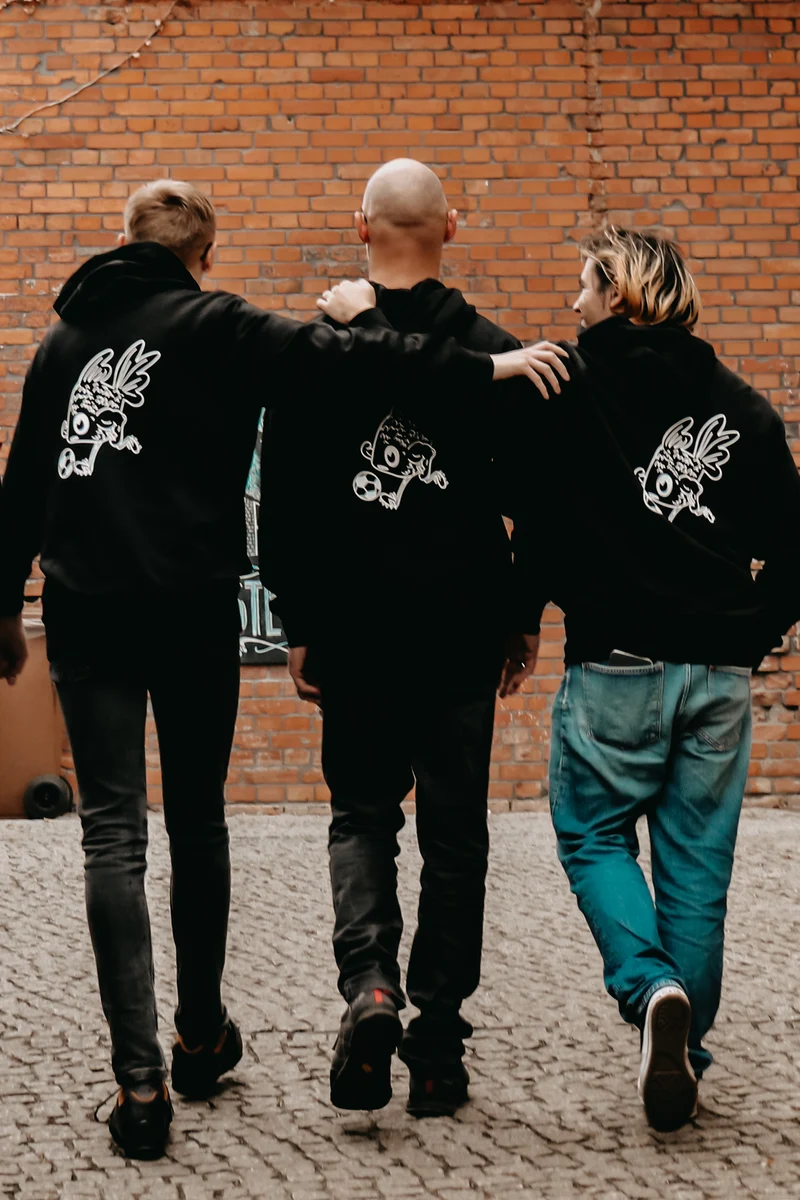 PASSION&FOOTBALL x BLUMENFISCH Hoodie – Fußball Fisch Design | S-XXL