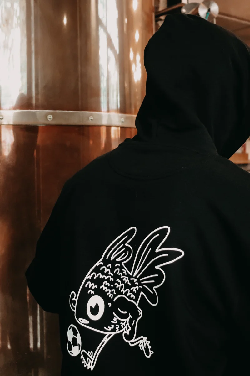 PASSION&FOOTBALL x BLUMENFISCH Hoodie – Fußball Fisch Design | S-XXL