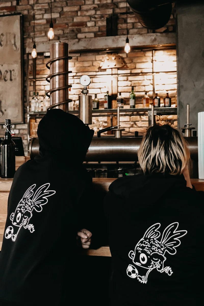 PASSION&FOOTBALL x BLUMENFISCH Hoodie – Fußball Fisch Design | S-XXL