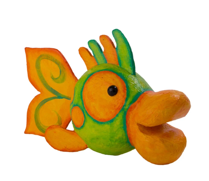 Sprotte Lotte – Handbemalte Deko-Figur aus Kaltschaum | 14cm | 2 Farbvarianten