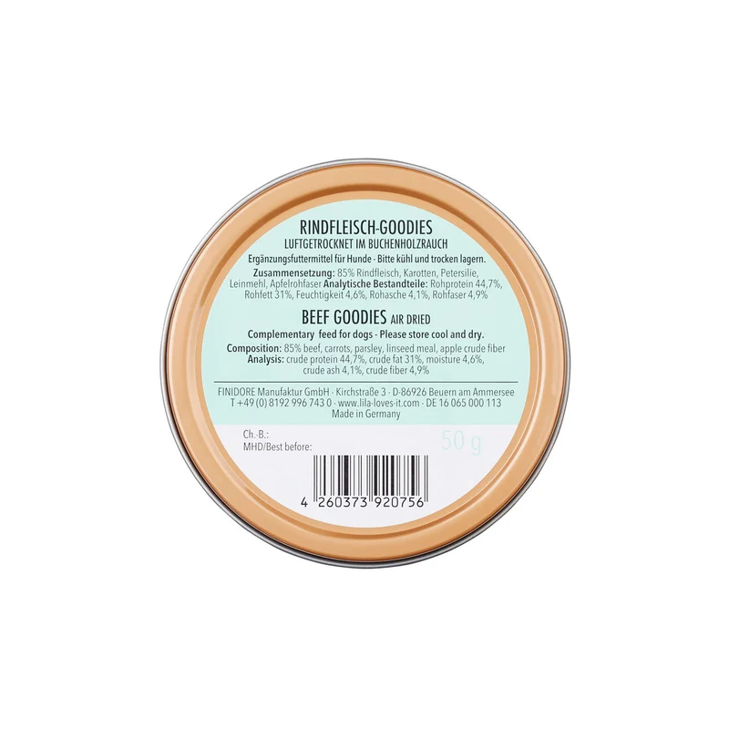 Rindfleisch Goodies, 50g