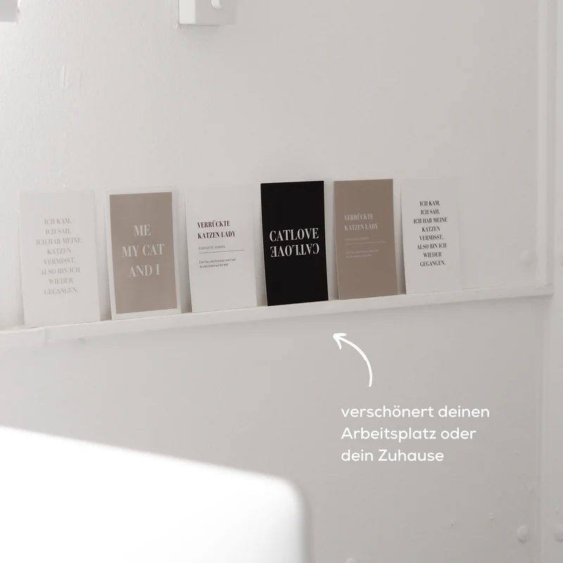 Postkarten beige - 4er Set