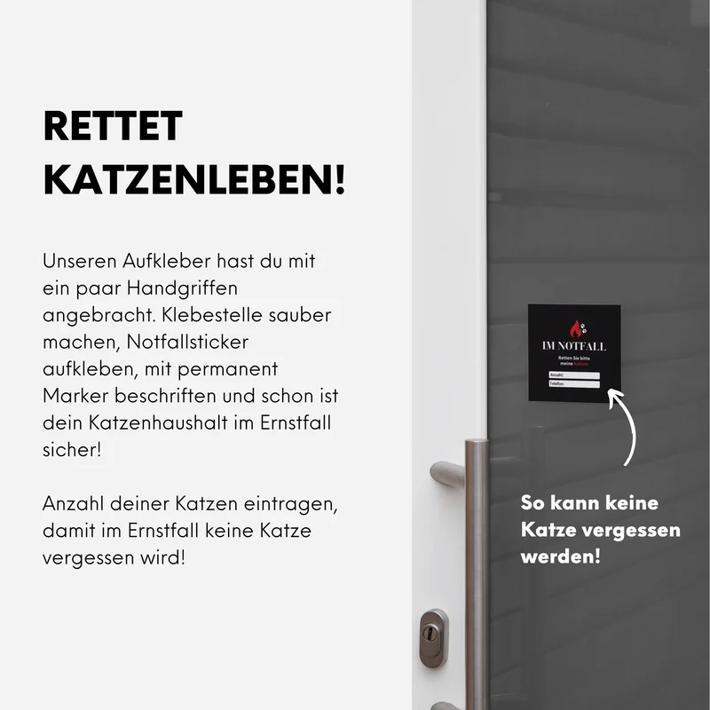 Notfall Aufkleber