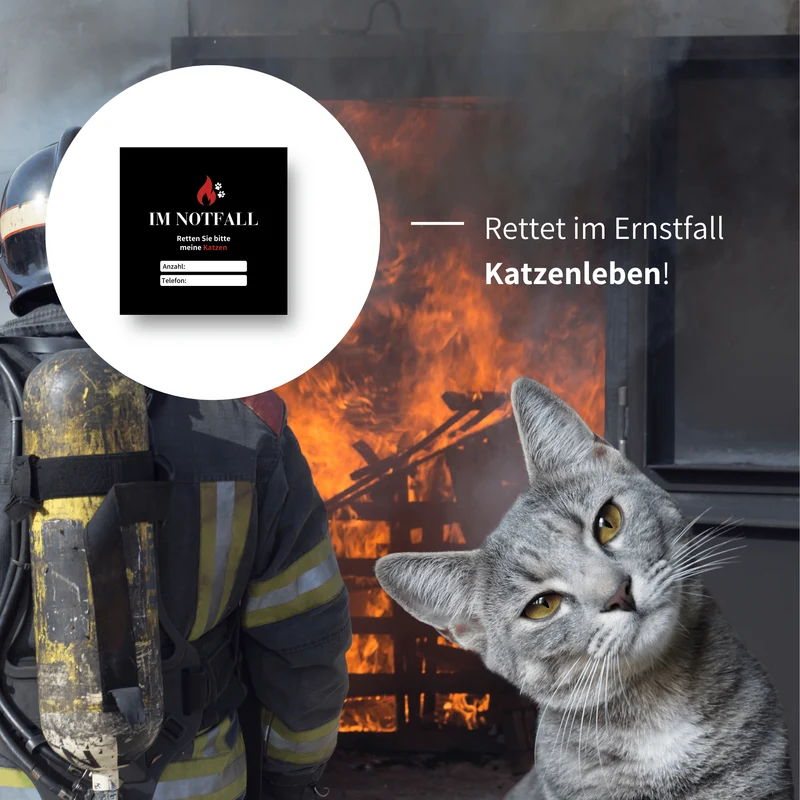 Notfall Aufkleber