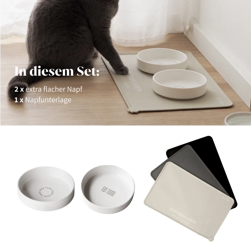 XXL Futterstation - 3er Set