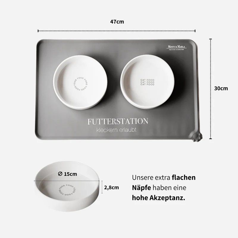 XXL Futterstation - 3er Set