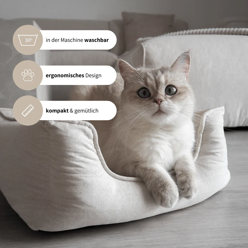 LINEN - Körbchen für Katzen