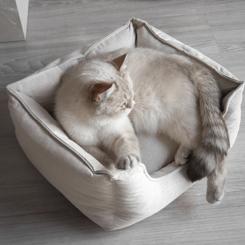 LINEN - Körbchen für Katzen