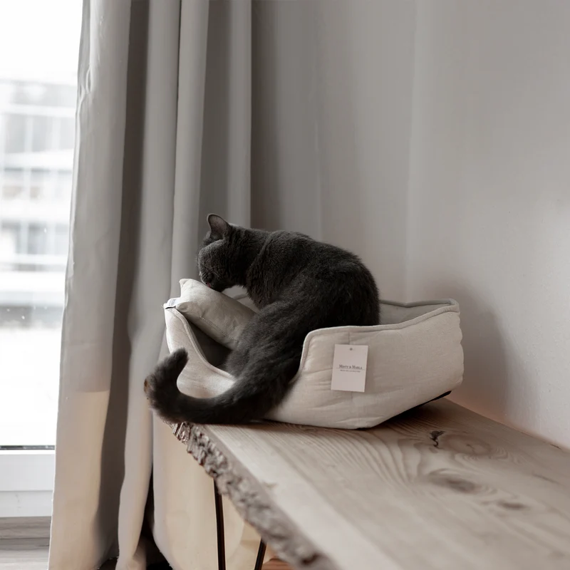 LINEN - Körbchen für Katzen