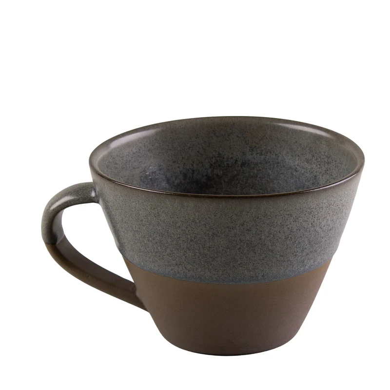 Milchkaffeetasse Bolle – Große Tasse aus Steinzeug für Latte & Cappuccino