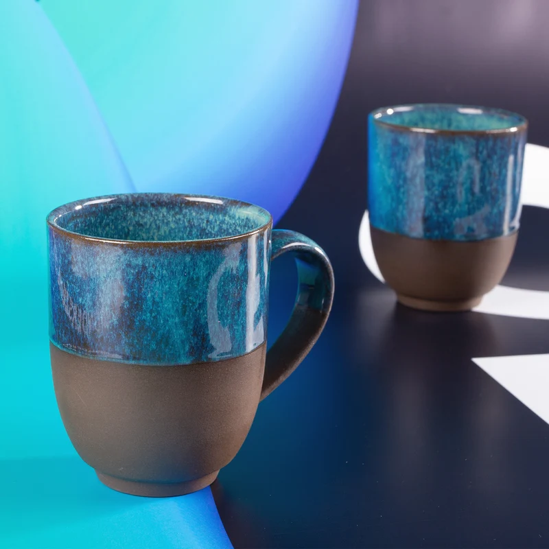 Tasse Edward – Handgefertigte Steinzeugtasse mit farbiger Glasur