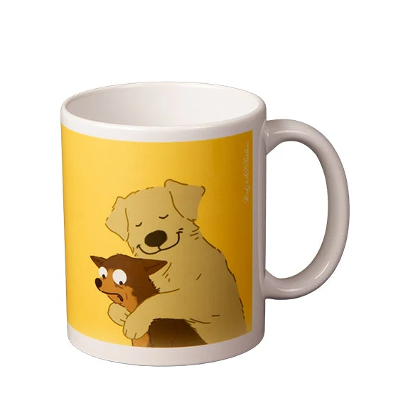 Intro Tasse Blumenfisch – Künstlertasse mit Design von Katja Wilhelmi
