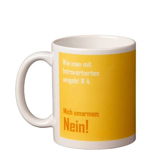 Intro Tasse Blumenfisch – Künstlertasse mit Design von Katja Wilhelmi