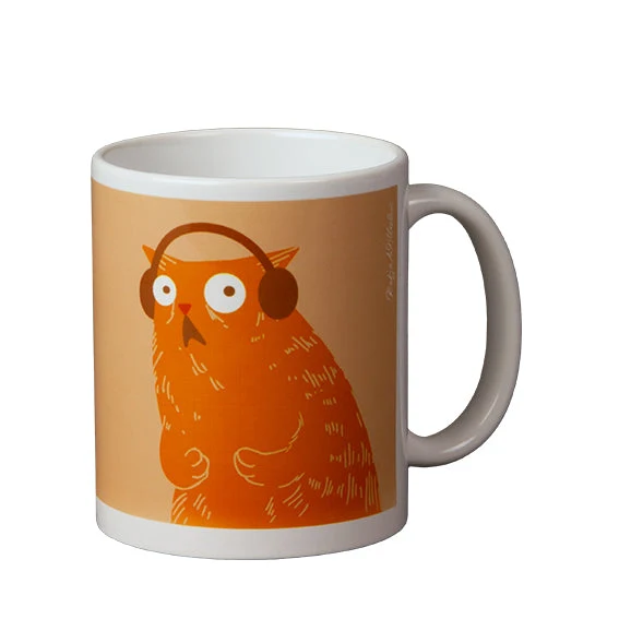Intro Tasse Blumenfisch – Künstlertasse mit Design von Katja Wilhelmi