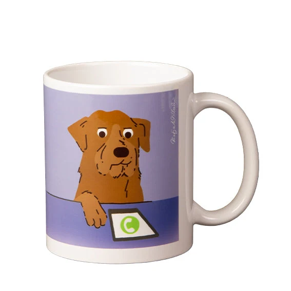 Intro Tasse Blumenfisch – Künstlertasse mit Design von Katja Wilhelmi
