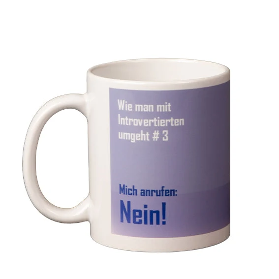 Intro Tasse Blumenfisch – Künstlertasse mit Design von Katja Wilhelmi