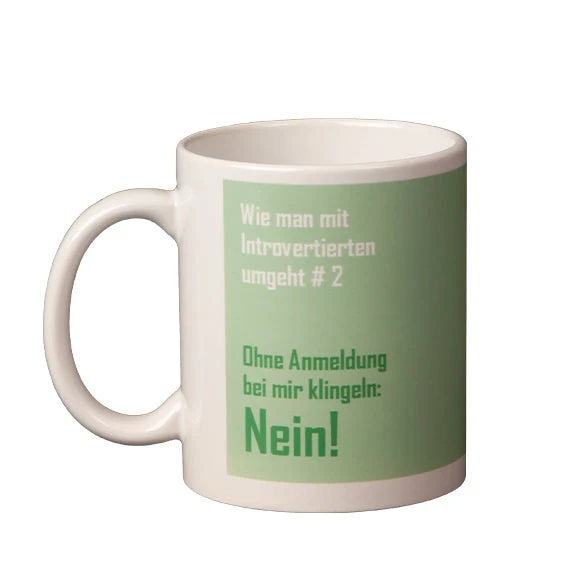 Intro Tasse Blumenfisch – Künstlertasse mit Design von Katja Wilhelmi