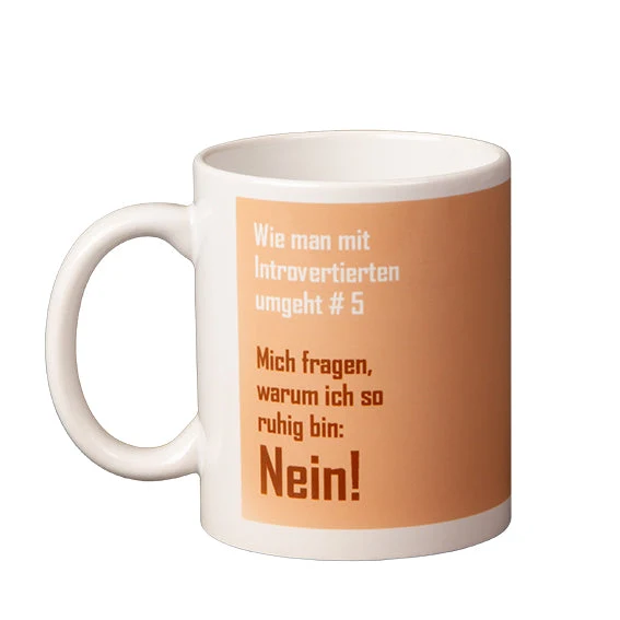 Intro Tasse Blumenfisch – Künstlertasse mit Design von Katja Wilhelmi