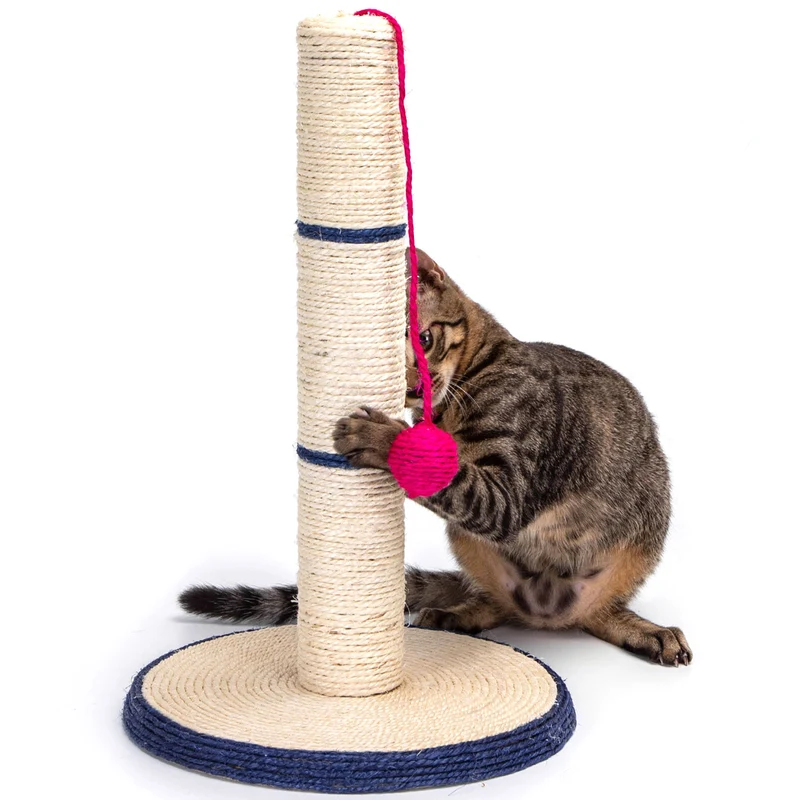 nobleza Sisal Kratzbaum mit Garnkugel Robuster Katzenbaum zum Kratzen