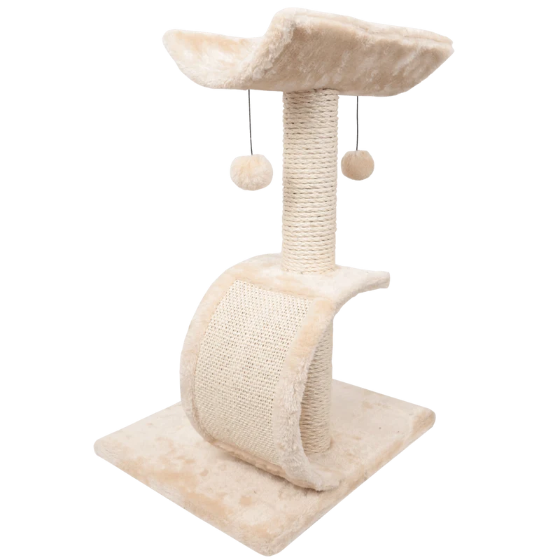 Nobleza Kratzbaum Halbrund – Bequemer Katzenbaum zum Kratzen
