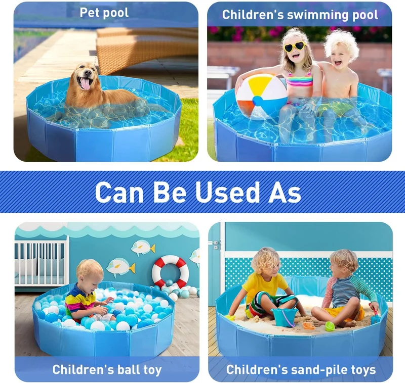 nobleza Hundepool - Planschbecken für Hunde - Pool für Hunde im Sommer