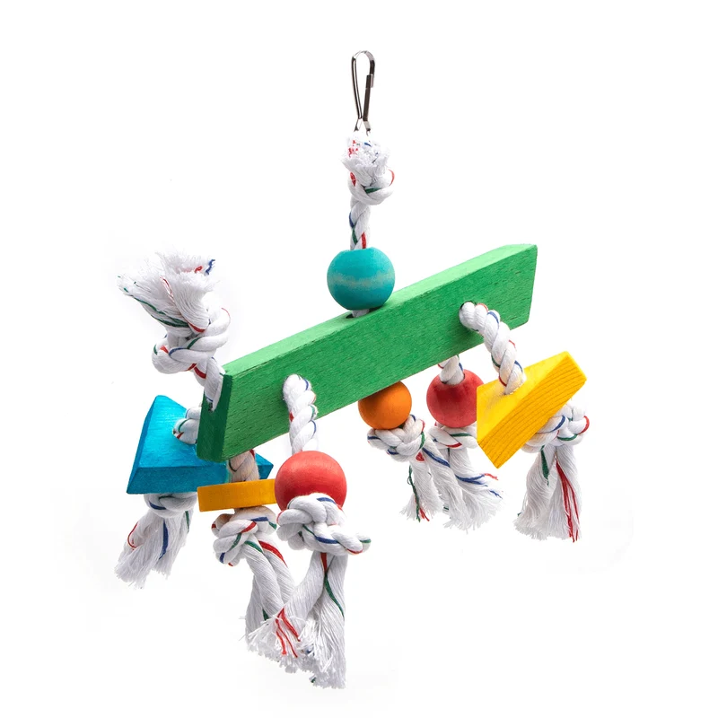 nobleza - Vogelspielzeug Baumwollseil-Knoten – Spielen für Vögel