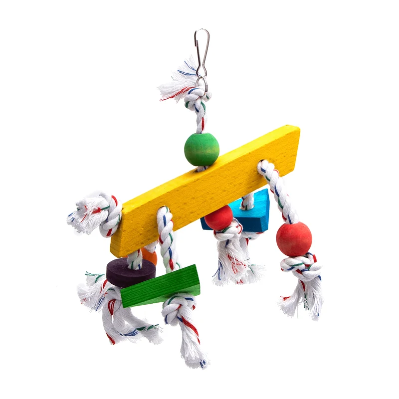 nobleza - Vogelspielzeug Baumwollseil-Knoten – Spielen für Vögel
