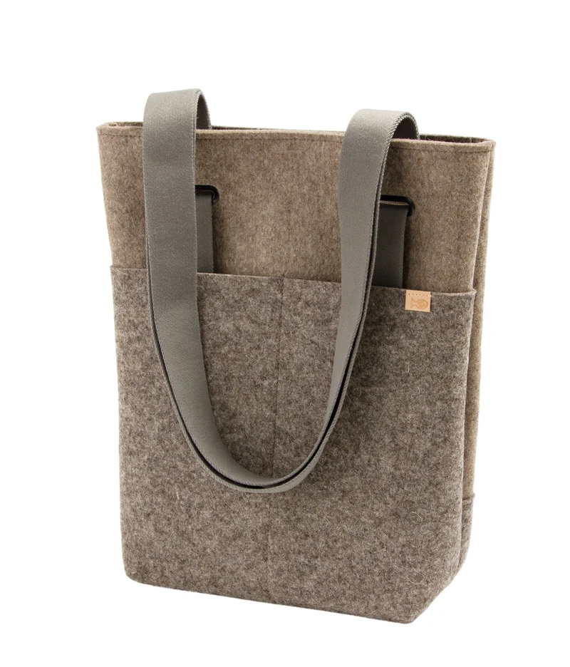 Filzrucksack/Filztasche Dual aus Schurwolle