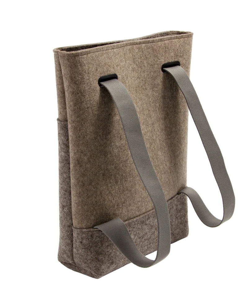 Filzrucksack/Filztasche Dual aus Schurwolle