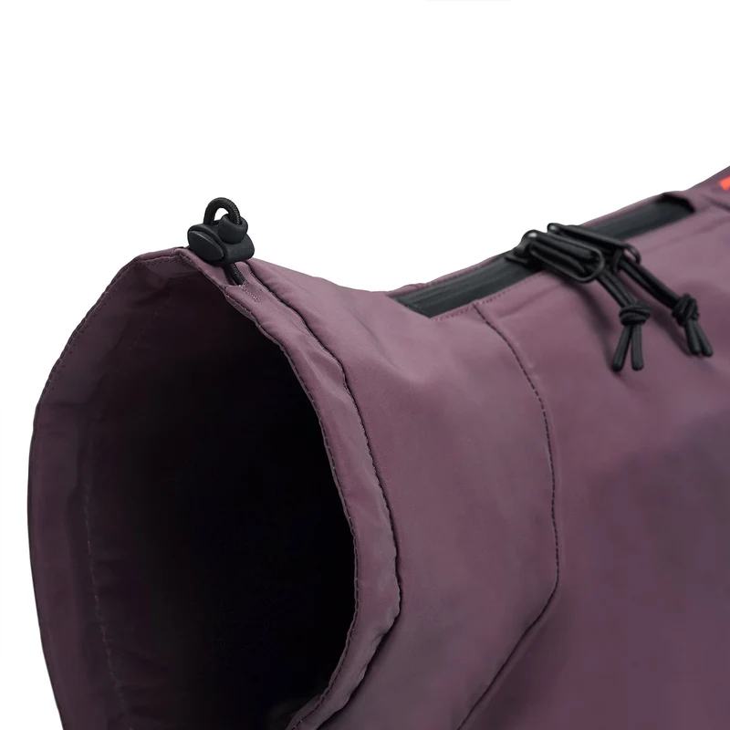 Hunderegenmantel AKTIV Aubergine/Orange