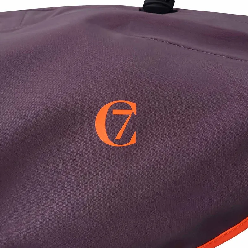 Hunderegenmantel AKTIV Aubergine/Orange