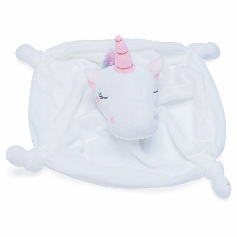 Beeztees Welpen Plüsch-Kuscheldecke EINHORN - Schmusetuch Kuscheltuch für Hunde