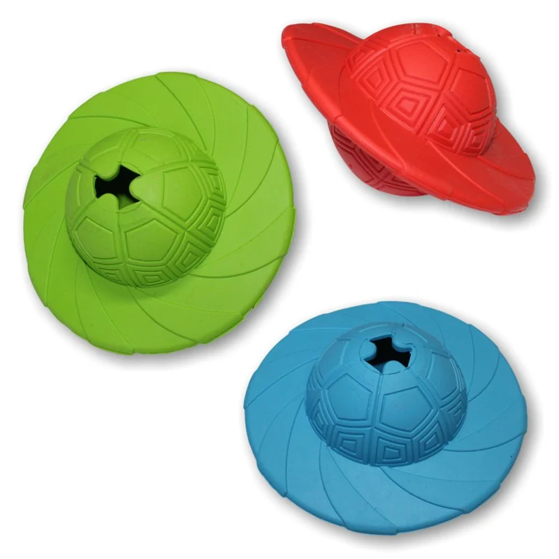Nobby Vollgummi SnackDisk - 14 cm - Snackball Futterball Beschäftigungsball Leckerli