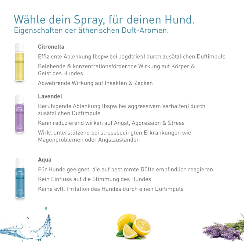 PetTec Nachfüllspray für Hundetrainer - Lavendel-Spray