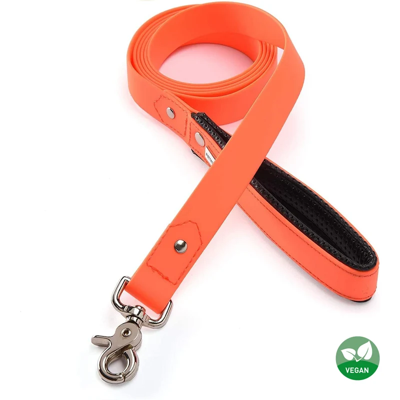 PetTec Führleine aus veganem Trioflex, orange