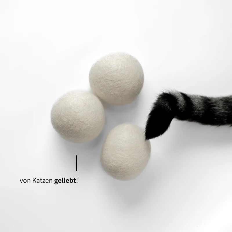 XXL Filzbälle - 3er Set